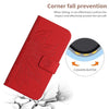 For Samsung Galaxy A56 5G Skin Feel Sun Flower Embossed Flip Leather Phone Case with Lanyard(Red)