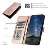 For Samsung Galaxy A36 5G Datura Flower Embossed Flip Leather Phone Case(Rose Gold)