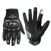 BSDDP RH-A0107 Motorcycle Riding Anti-Fall Full Finger Gloves, Size: L(Black+Grey)