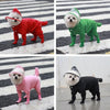 Waterproof Dog & Cat Raincoat with Visor & Boots, M (Black)