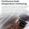 TK12 1.96 inch IP67 Waterproof Leather Band Smart Watch Supports ECG / Remote Families Care / Bluetooth Call / Body Temperature Monitoring(Brown)