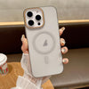 For iPhone 15 Pro Max Soft Sandy Skin Feel MagSafe Magnetic PC Phone Case(Light Grey)