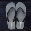 Men Slippers Student Flat Casual Non-Slip Flip Flops, Size: M 42-43(Sunshine-Gray)