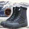 Autumn and Winter Padded Thickened Non-slip High-top Sports Boots, Size: 46(Black Padded)
