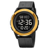 SKMEI 2047 Multifunctional Men 50M Waterproof Sports Digital Wrist Watch(Gold+Black)
