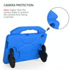 For Huawei MediaPad T5 10.1 inch EVA Children Falling Proof Flat Protective Shell With Thumb Bracket(Blue)