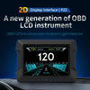 3.5" Car HUD Head Up Display GPS+OBD2 Dual System