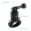 PULUZ 360 Degree Rotation Bike Aluminum Handlebar Adapter Mount with Screw for GoPro, Insta360, DJI and Other Action Cameras(Black)