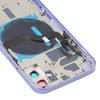iPhone 12 Purple Battery Back Cover w/Keys, Card Tray & Flex Cable