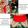 10pcs /Set Pink Series Christmas Decorations Pendants PVC Hanging Christmas Tree Ornaments Scene Arrangement Props
