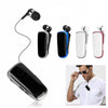 K39 Wireless Bluetooth Headset CSR DSP chip In-Ear Vibrating Alert Wear Clip Hands Free Earphone (Black)