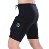 SLINK Dive Pocket Shorts Rafting Rowing Pants, Size: XXXL(Black)