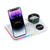 30W 4 in 1 Multifunctional Wireless Charger (White)