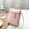Ladies Simple Casual Shoulder Messenger Bag Small Change Mobile Phone Crossbody Bucket Bag