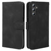 For Samsung Galaxy A36 / A56 5G Skin Feel Geometric Lines Leather Phone Case(Black)