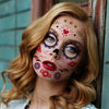 Waterproof And Sweat Proof Of The Dead Masquerade Party Temporary Stickers Halloween Face Tattoo Stickers(SY-B151)