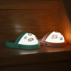 CT-33 USB Slippers LED Living Room Bedroom Charging Adjustable Night Light(Pink)