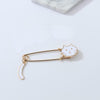 Lovely Drip Small Cat Wagging Tail Animal Brooch(White)
