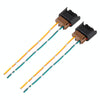 1 Pair 9005 Bulb Holder Base Female Socket with Cable for Toyota