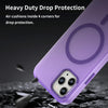 For iPhone 11 Pro MagSafe Frosted Translucent TPU + PC Full Coverage Phone Case(Dark Purple)