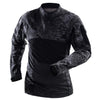 Wearable Long-sleeved Frog Field Suit for Men, Size:L(Black Python)