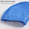 Adult Crescent PU Waterproof Comfortable Earmuff Swimming Cap(Silver Grey)