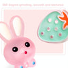 25 Grid  Acrylic Beaded Kids DIY Necklace Bracelet Toys(Crystal Rabbit)