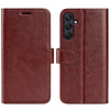 For Samsung Galaxy A26 R64 Texture Horizontal Flip Leather Phone Case(Brown)