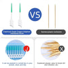 Fawnmum 150pcs /Box Silicone Interdental Brushes Dental Brushes Tooth Cleaning Gum