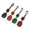 HP-A009 Motorcycle Cowhide Leather Induction Key Protective Cover for Harley Sportster S(Green)