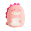 Bedroom Cartoon Dinosaur Silicone Sensor Night Light(Pink)