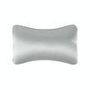 TZ19 Silk Car Head Pillow Car Memory Foam Comfort Lumbar Support(Silver Gray)
