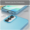For Samsung Galaxy A16 5G Frosted Translucent TPU Hybrid PC Full Coverage Phone Case(Blue)