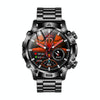 ET482 1.43 inch AMOLED Screen Sports Smart Watch Support Bluetooth Call /  ECG Function(Black Steel Band)