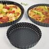 BM1075 Perforated Pizza Pan Kitchen Carbon Steel Non-stick Fruit Pie Mould Bakeware, Specification: 8 inches