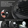 EagleVision DC9-30V 35W 6000K 4000LM 5.75 inch Round Motorcycle LED Headlight with Angel Eye for Harley-Davidson
