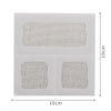 10pcs Household Floor Drain Stickers Anti-Mosquito Stickers For Screens Window Screen Hole Repair Subsidies(3 Rectangle Structure)