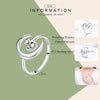 S925 Sterling Silver Ring Moon Cat Female Model Ring