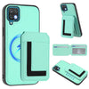 For Samsung Galaxy A12 5G / 4G CX01 Detachable Magsafe Magnetic Card Bag Phone Case(Mint Green)