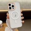 For iPhone 15 Pro Max Soft Sandy Skin Feel MagSafe Magnetic PC Phone Case(Transparent)
