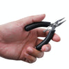 4 Inch Stainless Steel Palm Mini Electronic Pliers(Needle Nose Round Pliers)