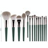 Soft Wooden Handle Makeup Brush Beauty Tools, Specification: With Strap Brush Bag