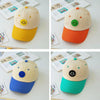 C0408 Spring Smiley Pattern Baby Peaked Cap Sunscreen Shade Baseball Hat, Size: 48-52cm(Blue)