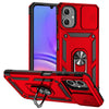 For Samsung Galaxy A06 4G Sliding Camshield Holder Phone Case(Red)