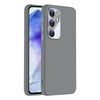 For Samsung Galaxy A55 5G Nano Lens Cover Liquid Silicone Phone Case(Titanium Gray)