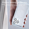For iPhone 13 AG Fine Hole Liquid Silicone MagSafe Magnetic Phone Case(Titanium Gray)
