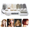 8 in 1 Professional Hair Dryer Hair Curler for Hotel Travel With Comb Powerful Hairdryer(White)