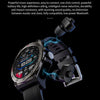 LC18 1.53 inch IP67 BT5.0 Sport Smart Watch with Earbuds, Support Bluetooth Call / Sleep / Blood Oxygen / Heart Rate / Blood Pressure Health Monitor(Blue)