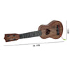 Children Simulation Musical Educational Toy Playable Ukulele Small Guitar(Mahogany)