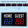 100?240V LED 0-99 Game Scoreboard With Remote Control for Basketball AU Plug